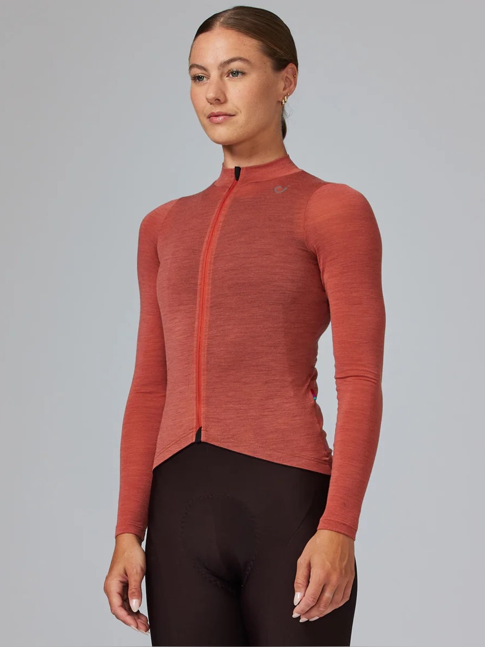 Velocio Concept Merino Wool Long Sleeve Cycling Bib Jersey Marsala-Still Selling